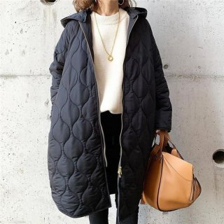 ジャケット レディース 中綿コート ロング丈 ダウンコート フード付き チェスターコート 防寒 防風 秋冬 アウター 厚手 アウトドア 通勤 通学 ゆったり