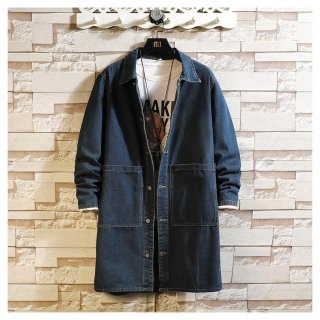 メンズデニムコート Gジャン ジャケット アウター メンズ 上着 ビンテージ 定番ロングコート