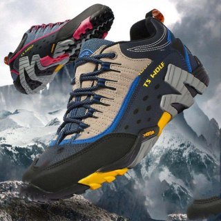 ウォーキングシューズ メンズ 登山靴 カジュアルシューズ ローカット レースアップ メッシュアッパー ラウンドトゥ スエード ジョギング ソフトクッション