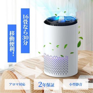 空気清浄機 コンパクト ウイルス対策 小型 軽量 省エネ 花粉対策 ペット pm2.5 タイマー ３段階切替 アロマ ウイルス除去 静音 除菌 脱臭 カビ取り