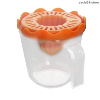 生搾り器 ミニフルーツプレススクイーザ 果汁絞り器 プラスチックジューサー 生搾り フルーツ絞り器 手動多機能プラスチックポータブルジューサー ジュース 果汁