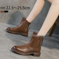 ショートブーツ ブーツ レディース ウエスタンブーツ ローヒール ヒール3.5cm 美脚 チェルシーブーツ 厚底 秋 冬 柔らか 軽量 小さいサイズ 大きいサイズ